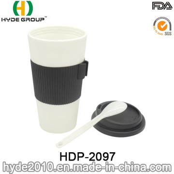 Neue Entwurfs-heiße Verkaufs-umweltfreundliche Plastikkaffeetasse (HDP-3000)